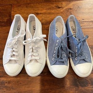 Loft Tennis Shoes Two Pair Size 10